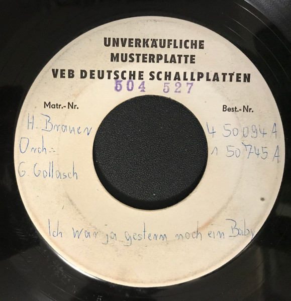 Ich War Ja Gestern Noch Ein Baby / Froh Und Glücklich