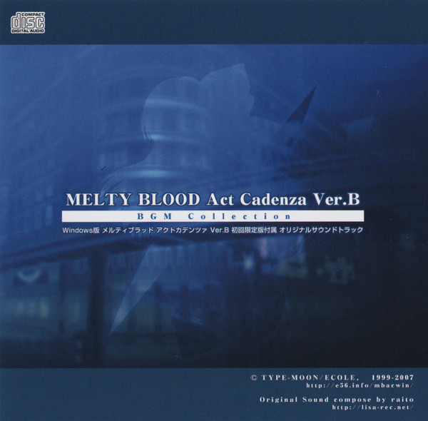 Melty Blood Act Cadenza Ver. B BGM Collection