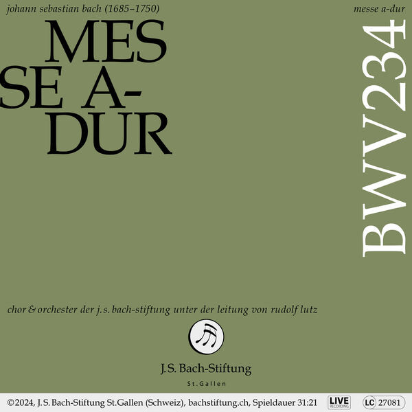 Messe A-Dur BWV 234