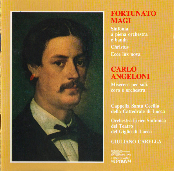 Sinfonia A Piena Orchestra E Banda, Christus, Ecce Lux Nova / Miserere Per Soli, Coro E Orchestra