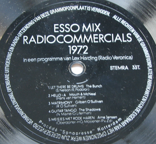 Esso Mix Radiocommercials 1972