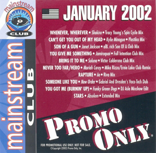 Promo Only Mainstream Club: January 2002