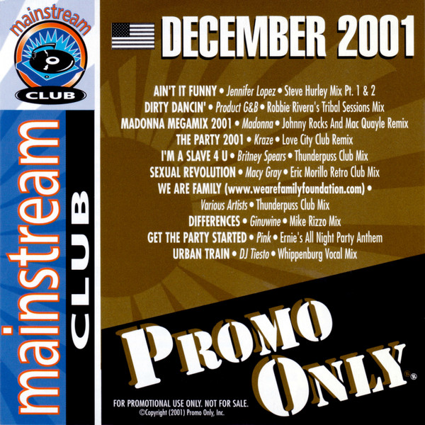 Promo Only Mainstream Club: December 2001