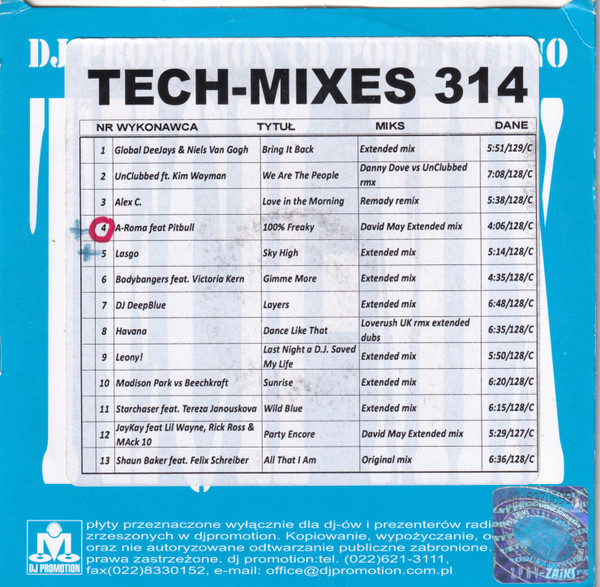 CD Pool Tech-Mixes 314