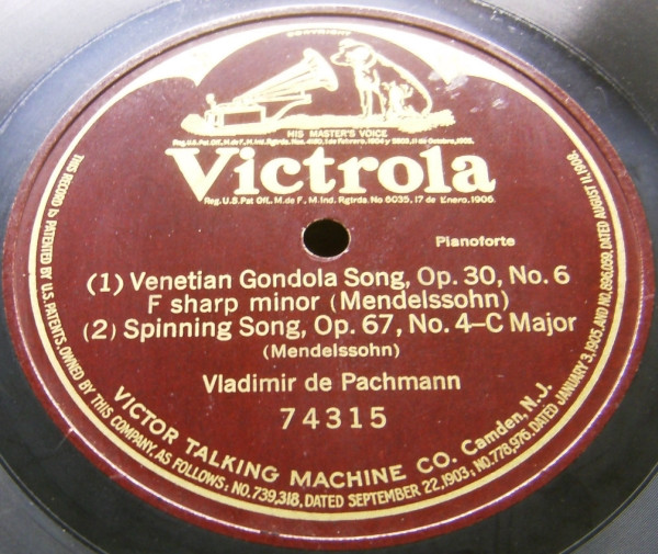 Venetian Gondola Song / Spinning Song