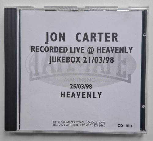 RECORDED LIVE @ HEAVENLY JUKEBOX 21/03/98