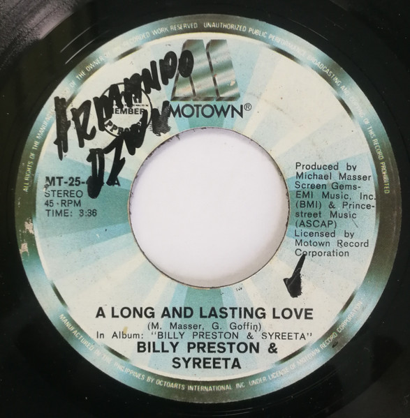 A Long And Lasting Love