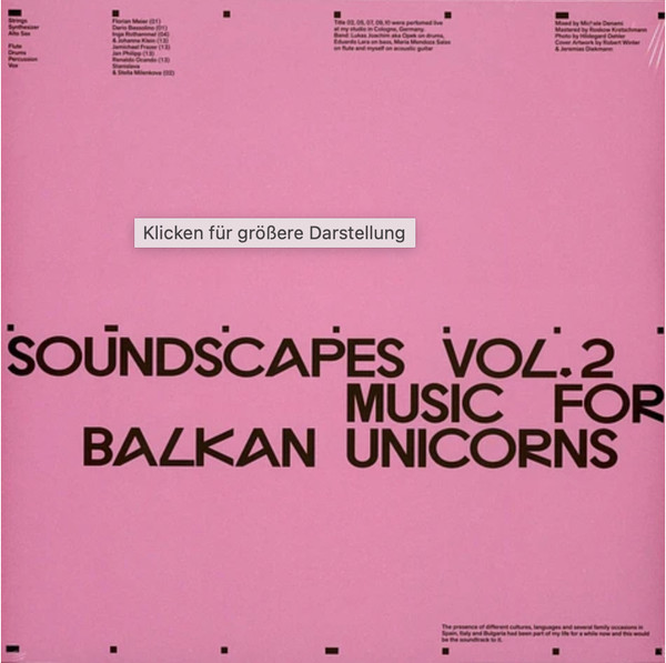 Soundscapes Vol.2 - Music For Balkan Unicorns