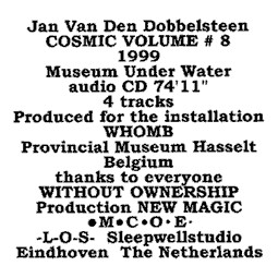 Cosmic Volume #8 - Museum Under Water