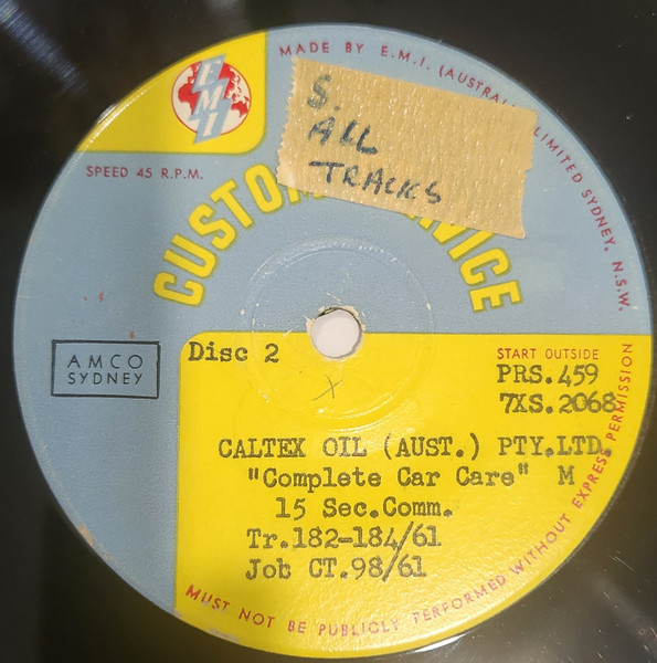 Caltex Oil (Aust) Pty. Ltd. Disc 2