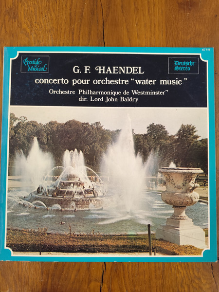 Concerto Pour Orchestre "Water Music"
