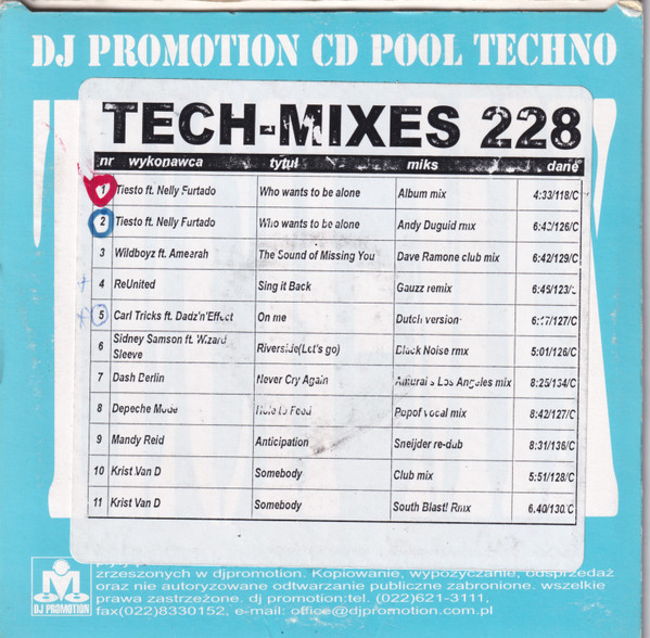 CD Pool Tech-Mixes 228