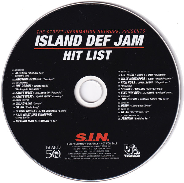 Island Def Jam Hit List