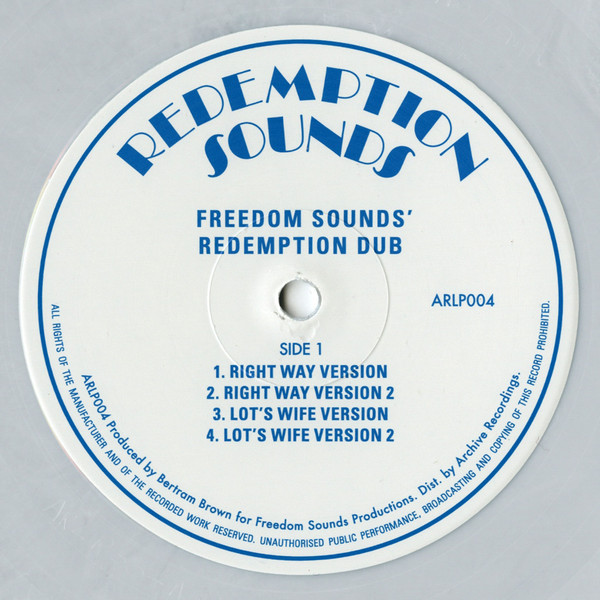 Freedom Sounds' Redemption Dub