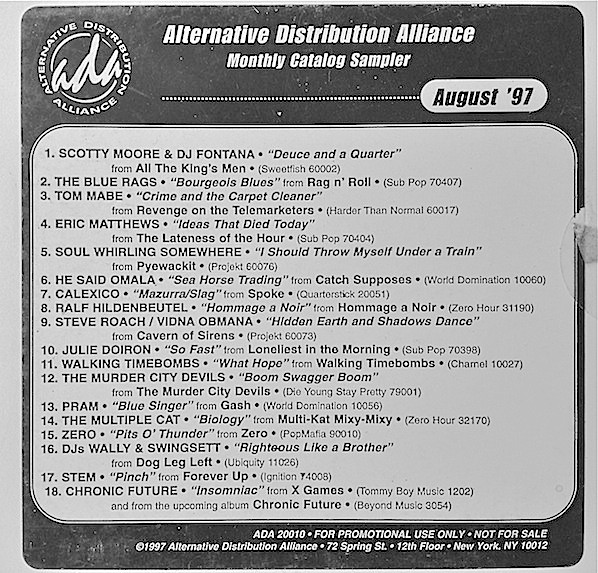 Monthly Catalog Sampler August '97