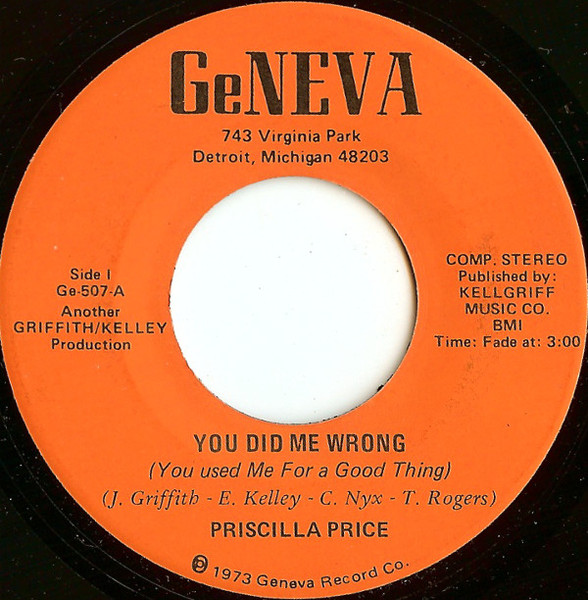You Did Me Wrong (You Used Me For A Good Thing)