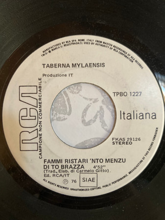 Fammi Ristari ‘Nto Menzu Di To Brazza