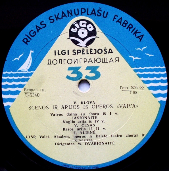 Scenos Ir Arijos Iš Operos «Vaiva»