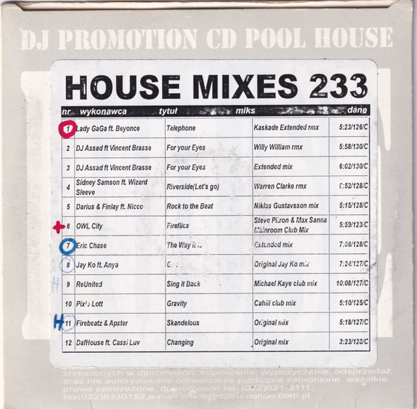 CD Pool House Mixes 233