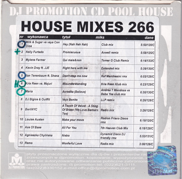 CD Pool House Mixes 266