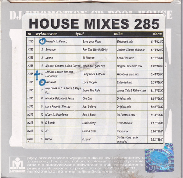 CD Pool House Mixes 285