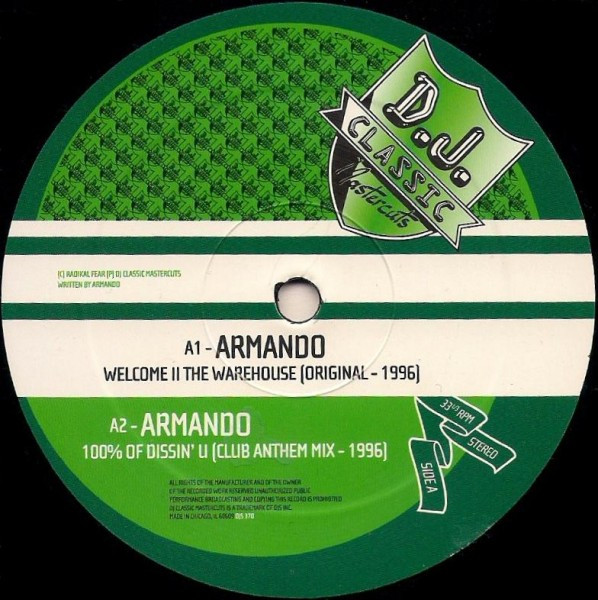 Welcome II The Warehouse / 100% Of Dissin' U / Blak & Whit