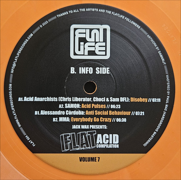 Jack Wax Presents "Flat Acid Compilation" Volume 7