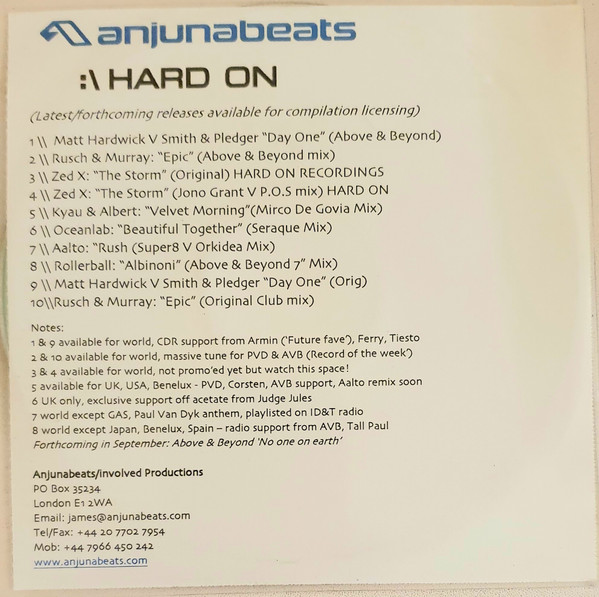 Hard On (Upcoming Releases)