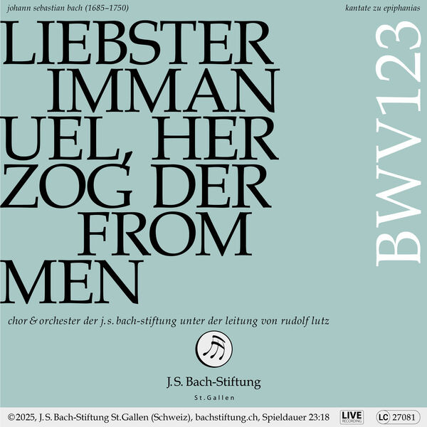 Liebster Immanuel, Herzog der Frommen BWV123