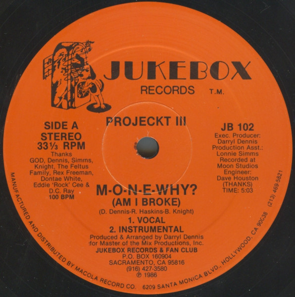 M-O-N-E-WHY? (Am I Broke) 