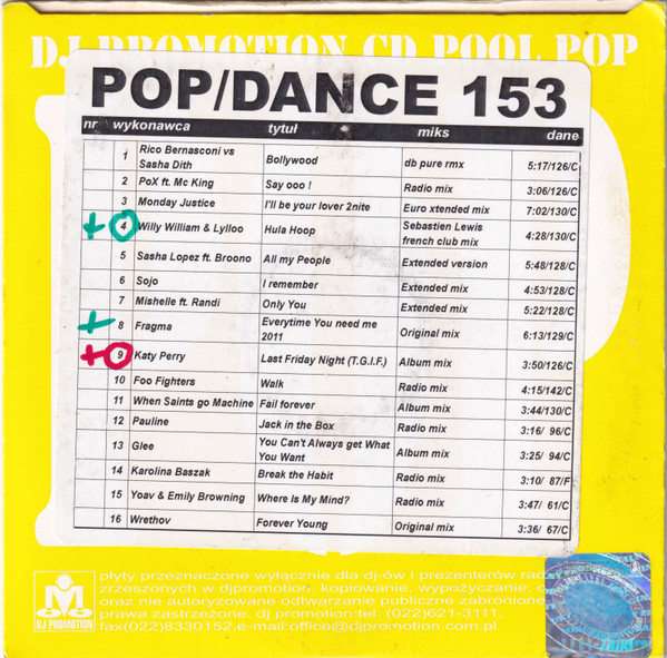 CD Pool Pop/Dance 153