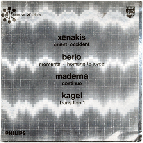 Orient–Occident / Moments · Homage To Joyce / Continuo / Transition 1