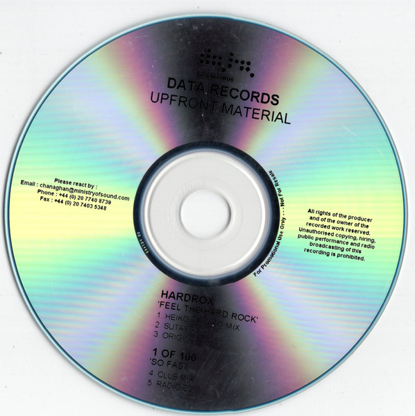 Data Records Upfront Material