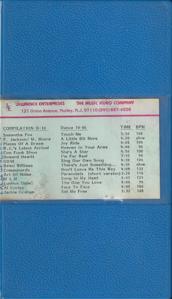 Dance Compilation 10/1986 (D-10)