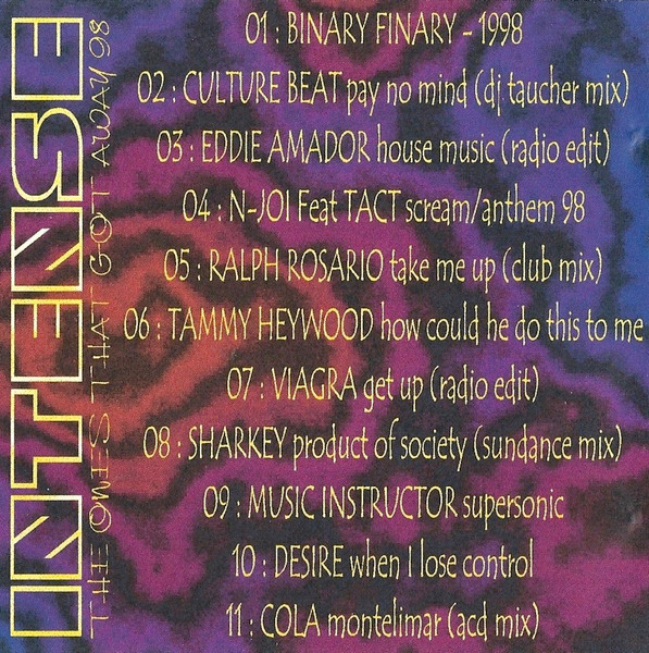 Intense - The Ones That Got Away 98