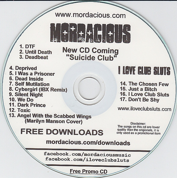 New CD Coming "Suicide Club"