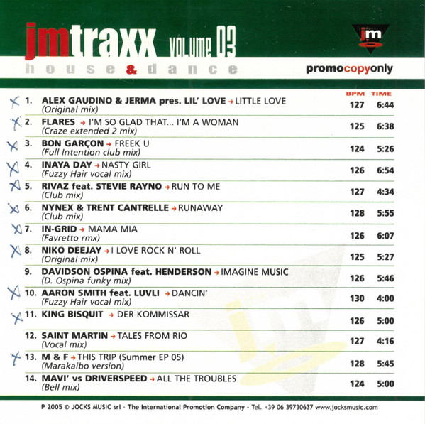 JM Traxx Volume 03 (House & Dance)