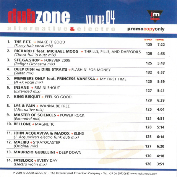 Dub Zone Volume 04 (Alternative & Electro)