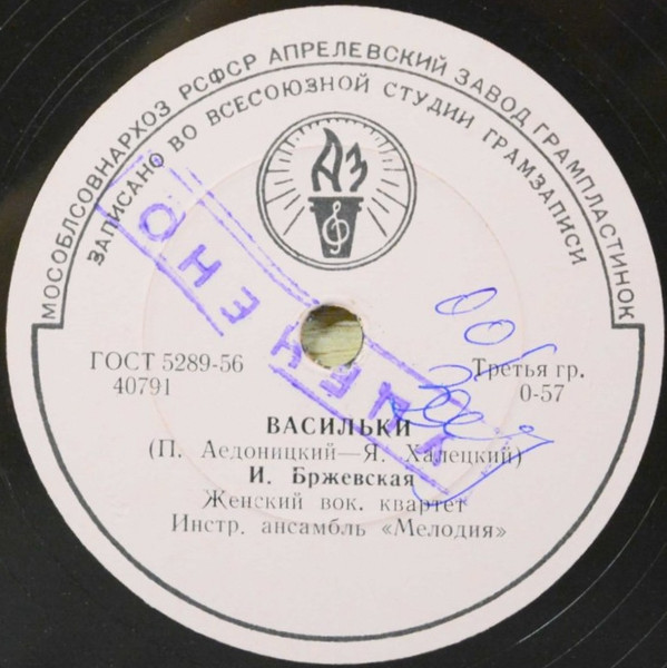 Васильки / Весна, Весна Пришла В Москву