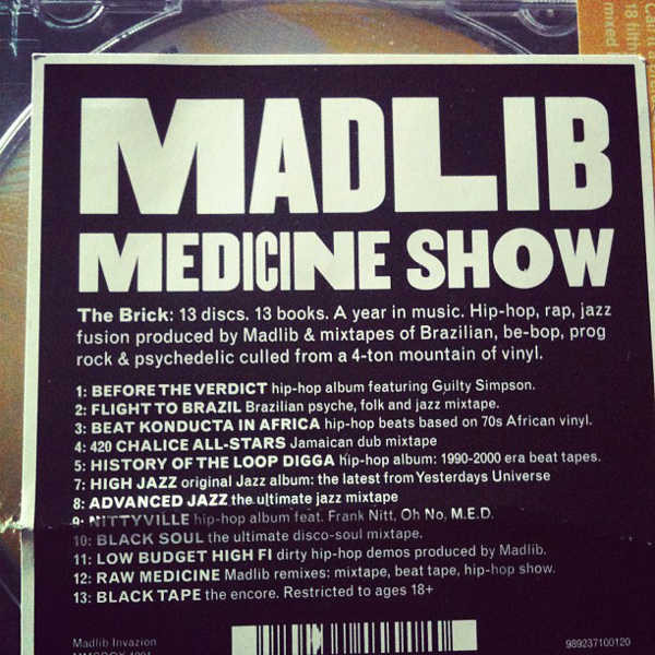 Madlib Medicine Show: The Brick
