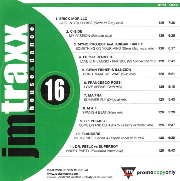 JM Traxx Volume 16 (House & Dance)