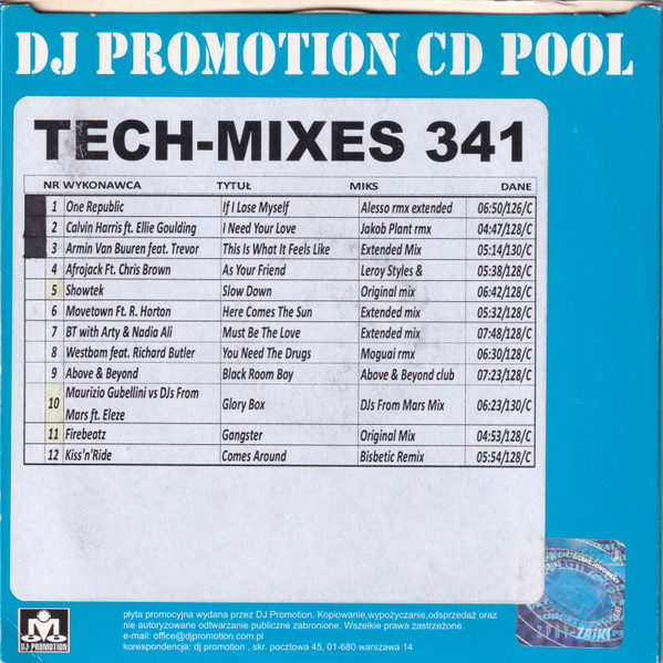 CD Pool Tech-Mixes 341