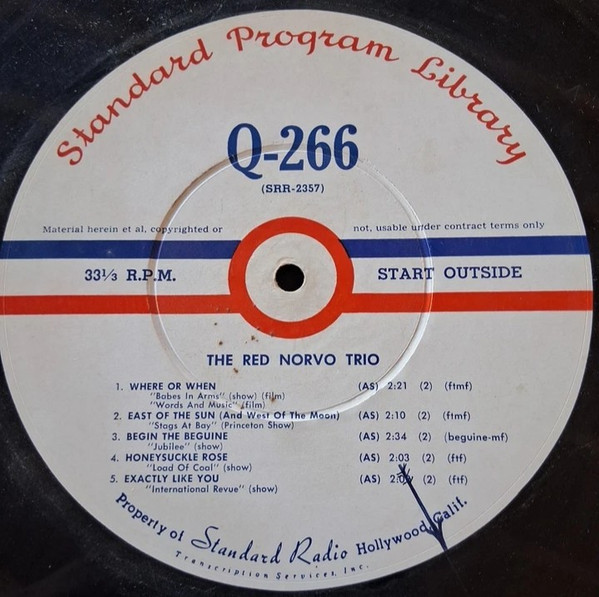 Red Norvo Trio