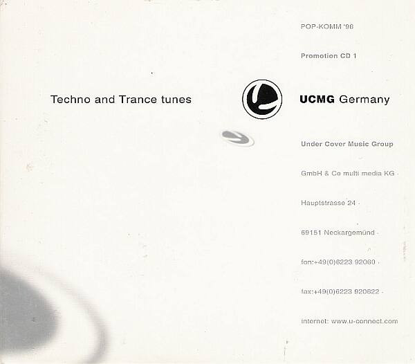 UCMG Germany - POP KOMM '96 Promotion CD