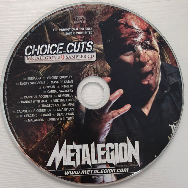 Choice Cuts - Metalegion Magazine #9 Sampler CD