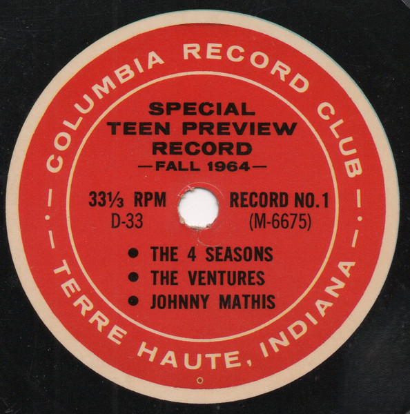 Special Teen Preview Record Fall 1964