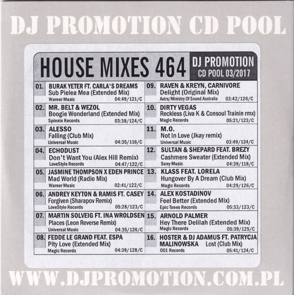 CD Pool House Mixes 464