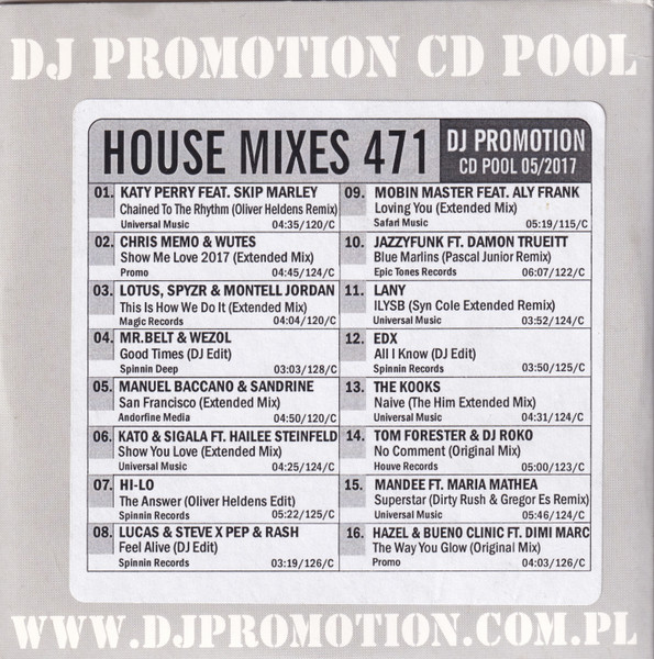 CD Pool House Mixes 471