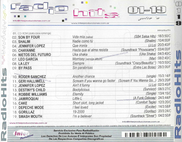 Radio Hits 01-19 (Julio 'A')