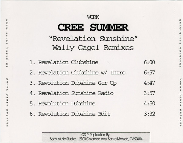 Revelation Sunshine (Wally Gagel Remixes)